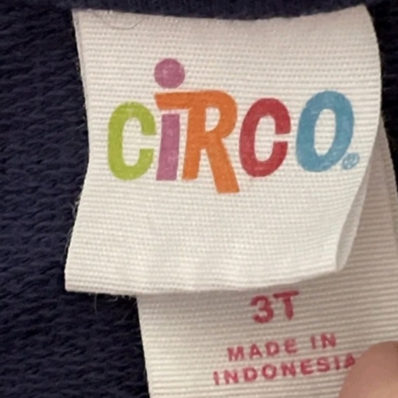 Gymboree Circo Blue White Polka Dot Dress Pink Flower T Shirt Dress Sz 3T Knit - Picture 7 of 9